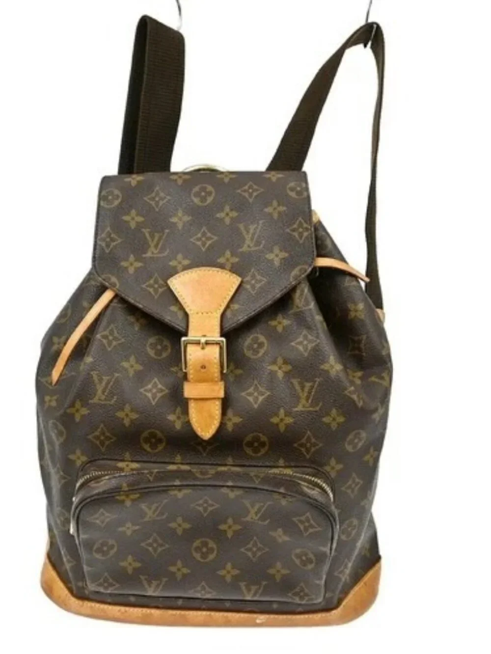 Best02 LOUIS VUITTON MONTSOURIS GM BACKPACK MONOGRAM M51135 MI0020 RQ02359 - Picture 1 of 16